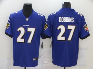 Baltimore Ravens #27 purple vapor limited jersey