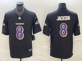 Baltimore Ravens #8 black vapor limited jersey