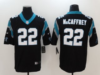 Carolina Panthers #22 black vapor limited jersey
