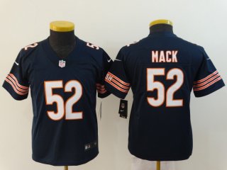 Chicago Bears #52 navy youth limited jersey