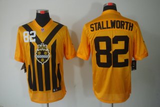Pittsburgh Steelers #82 black yellow 1933 throwback jersey