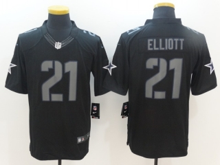 Dallas Cowboys #21 black impact limited jersey