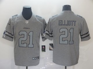 Dallas Cowboys #21 gray limited jersey