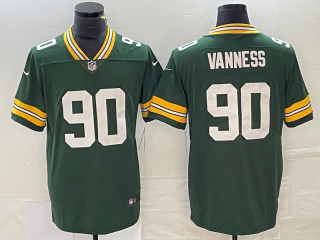 Green Bay Packers#90 green vapor limited jersey