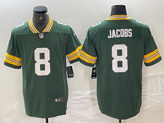 Green Bay Packers#8 green vapor limited jersey