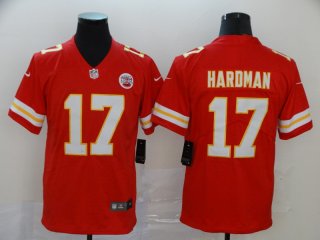 Kansas City Chiefs #17 red vapor limited jersey