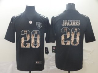 Las Vegas Raiders #28 black jersey