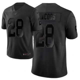 Las Vegas Raiders #28 Josh Jacobs black impact limited jersey