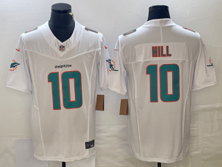 Miami Dolphins #10 Tyreek Hill white 2023 F.U.S.E limited jersey