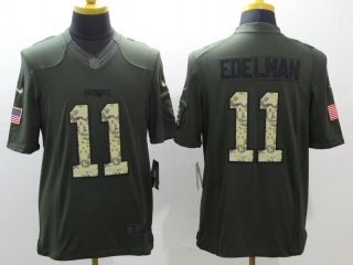 New England Patriots #11 green salute to service limited jersey
