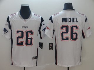 New England Patriots #26 white vapor limited jersey