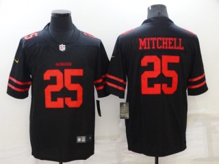 San Francisco 49ers #25 black vapor limited jersey