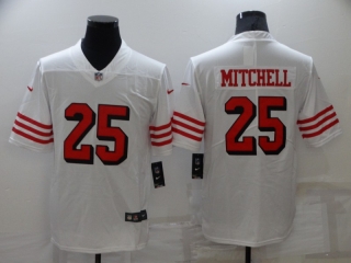 San Francisco 49ers #25 white vapor limited jersey