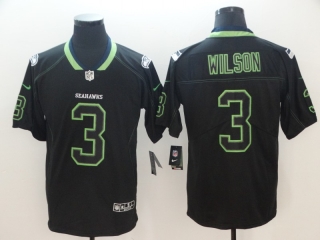 Seattle Seahawks #3 wilson black limited jersey
