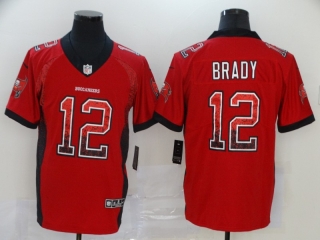 Tamp Bay Buccaneers #12 red drift fashion jersey