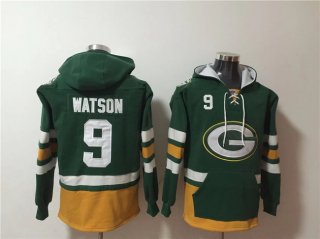 Green Bay Packers #9 Christian Watson Green Ageless Must-Have Lace-Up Pullover