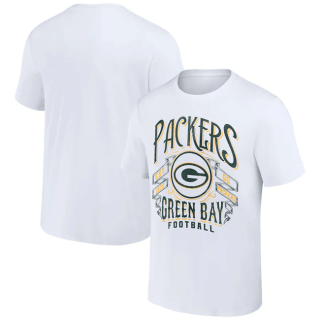 Green Bay Packers White X Darius Rucker Collection Vintage Football T-Shirt