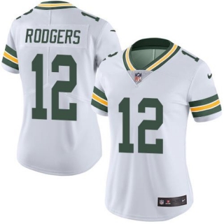 Green Bay Packers #12 Aaron Rodgers White Vapor Untouchable Limited Stitched