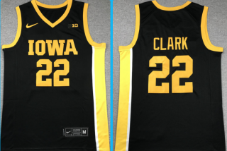 Caitlin Clark University Hawkeye#22 Iowa black men jersey