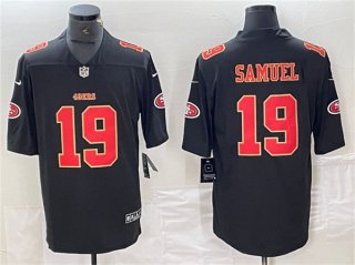 San Francisco 49ers #19 Deebo Samuel Black Vapor Untouchable Limited Football