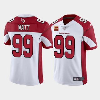 Arizona Cardinals 2022 #99 J.J. Watt White With 4-Star C Patch Vapor Untouchable