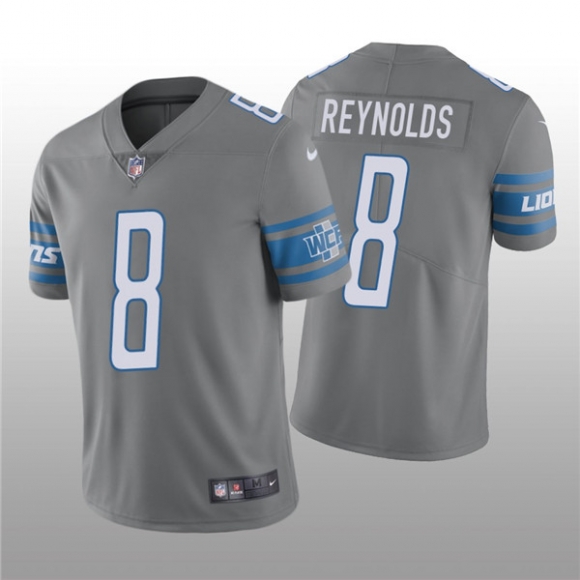 Detroit Lions #8 Josh Reynolds Grey Vapor Untouchable Limited Stitched