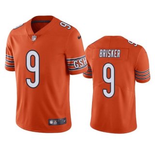 Chicago Bears #9 Jaquan Brisker Vapor Untouchable Orange Stitched Football Jersey