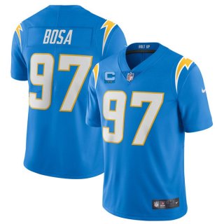 Los Angeles Chargers 2022 #97 Joey Bosa Blue With 2-Star C Patch Vapor