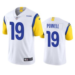 Los Angeles Rams #19 Brandon Powell White Vapor Untouchable Limited Stitched