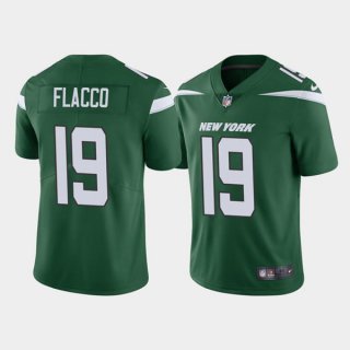 New York Jets #19 Joe Flacco Green Vapor Limited Stitched Game Jersey