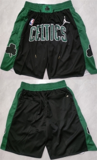 Boston Celtics Black Shorts (Run Small)