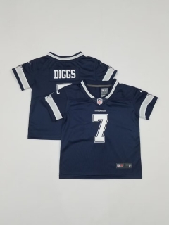 Dallas Cowboys #7 Trevon Diggs navy toddler jersey