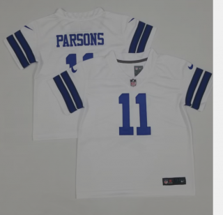 Dallas Cowboys #11 Micah Parsons white toddler jersey