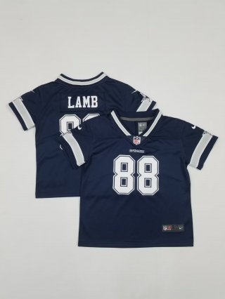 Dallas Cowboys #88 CeeDee Lamb blue toddler jersey
