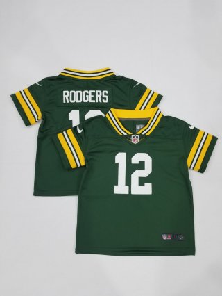 Green Bay Packers #12 Aaron Rodgers toddler jersey