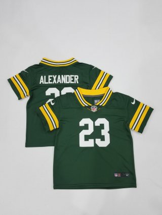 Green Bay Packers #23 Jaire Alexander Green toddler jersey