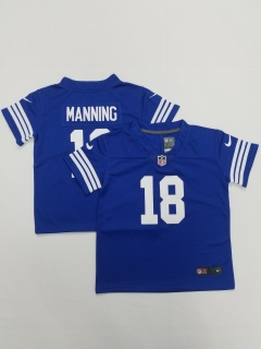 Indianapolis Colts #18 Peyton Manning blue toddler jersey