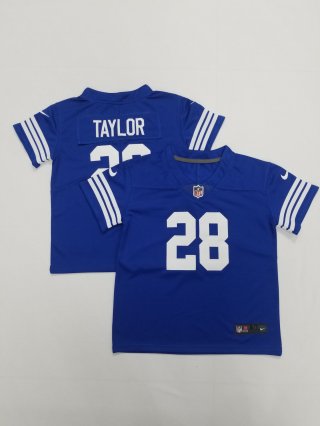 Indianapolis Colts #28 Jonathan Taylor royal toddler jersey