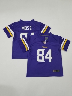 Minnesota Vikings #84 Randy Moss purple toddler jersey