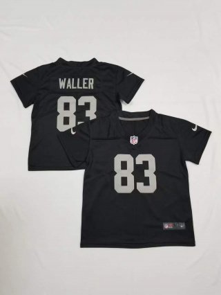 Raiders-83-Darren-Waller black toddler jersey