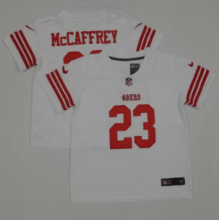San Francisco 49ers #23 white toddler jersey