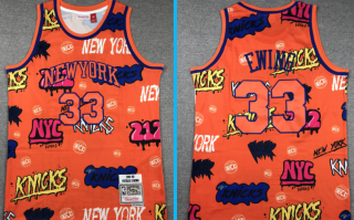 New York Knicks #33 red