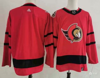Men's Ottawa Senators Blank red Stitched Jersey