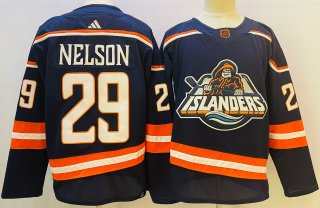 Men's New York Islanders #29 Navy 202223 Reverse Retro Stitched Jersey