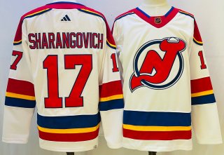 New Jersey Devils #17 white jersey