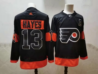 Men's Philadelphia Flyers #13 Kevin Hayes black Stitched Jersey