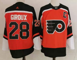 Men's Philadelphia Flyers #28 Claude Giroux orange jersey