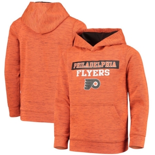 Men's Philadelphia Flyers Orange Logo Scuba Pullover Hoodie