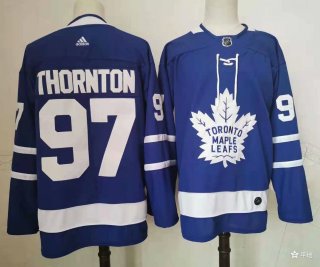 Men's Toronto Maple Leafs #97 blue Stitched Jersey