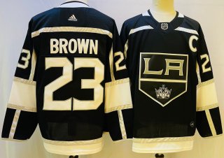 Men's Los Angeles Kings #23 Dustin Brown black jersey